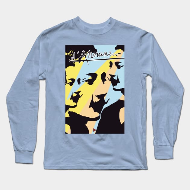 Gabriele D'Annunzio Long Sleeve T-Shirt by Exile Kings 